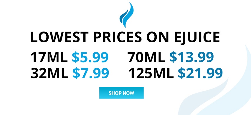 Lowest prices on e-juice
